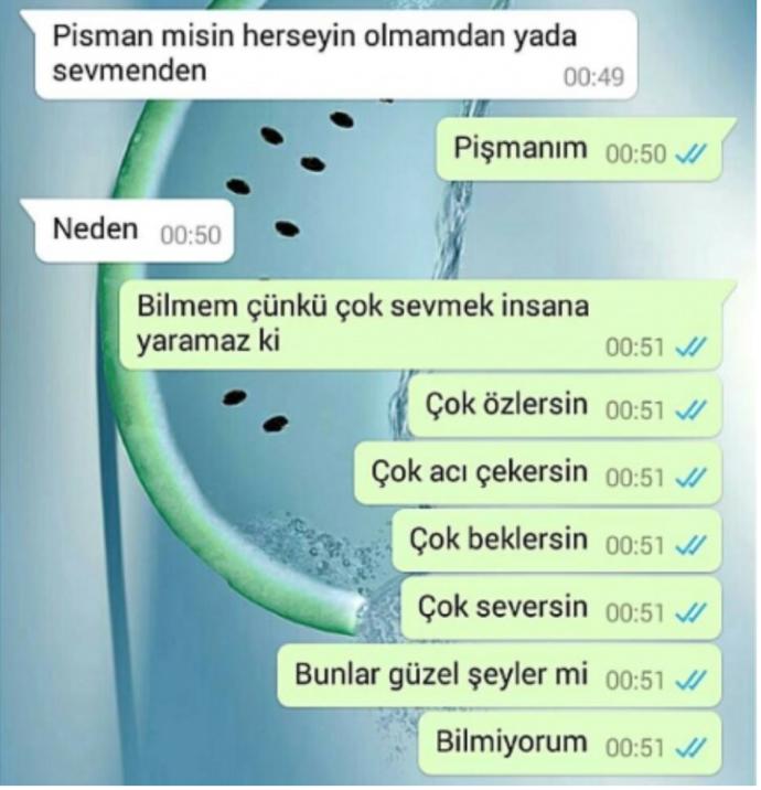 Hangi Kafa ile Yazıldığı Bilinmeyen WhatsApp Mesajları!