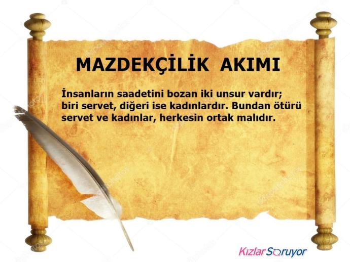 İdeolojisinde Servet ve Kadın Düşmanlığı Olan Mazdek İsyanı ve Günümüze Kadar Ulaşan ''Kavat'' Hatırası