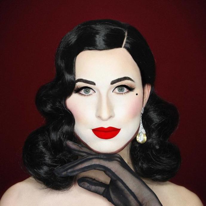Yaptığı Makyajla Bambaşka Tiplere Bürünen Bir Adam: Drag Queen!