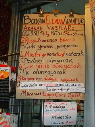 Yurdum İnsanlarından Güldüren İş İlanları!