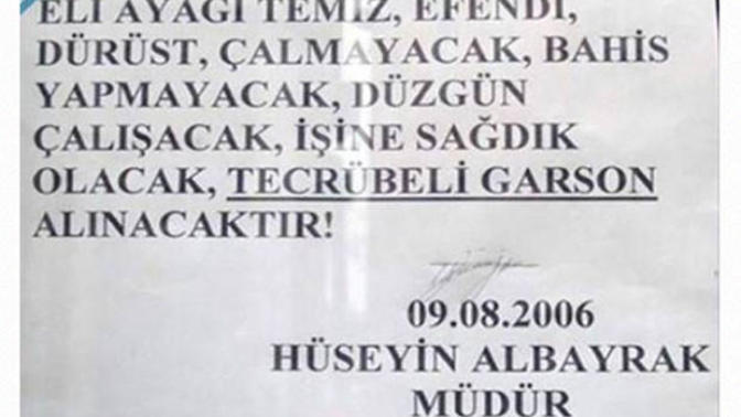 Yurdum İnsanlarından Güldüren İş İlanları!