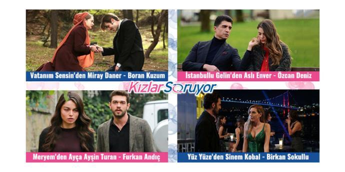 2017nin en sevilen dizi çiftini seçtik, senin favori çiftin kimlerdi?