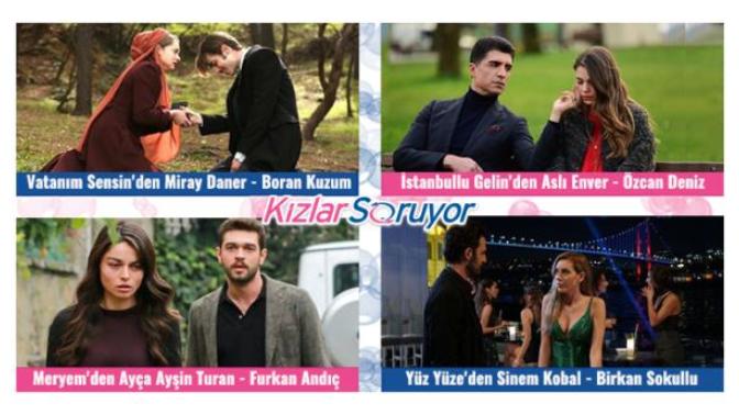 2017'nin en sevilen dizi çiftini seçtik, senin favori çiftin kimlerdi?