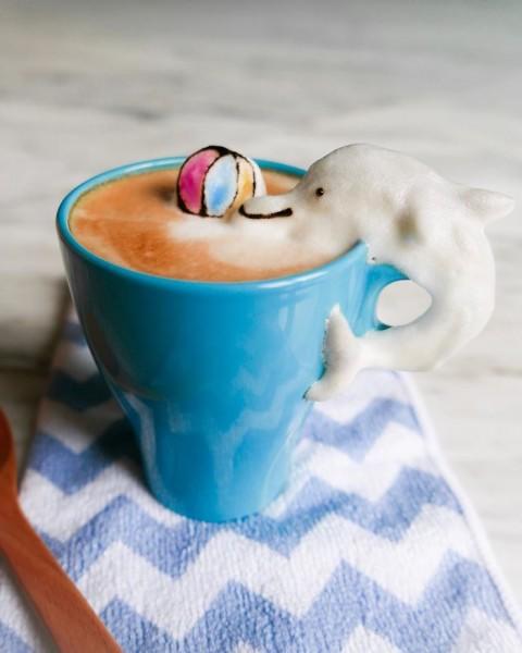 İçmeye Kıyamayacağınız, Bakmaya Doyamayacağınız 3D Latte Çalışmaları