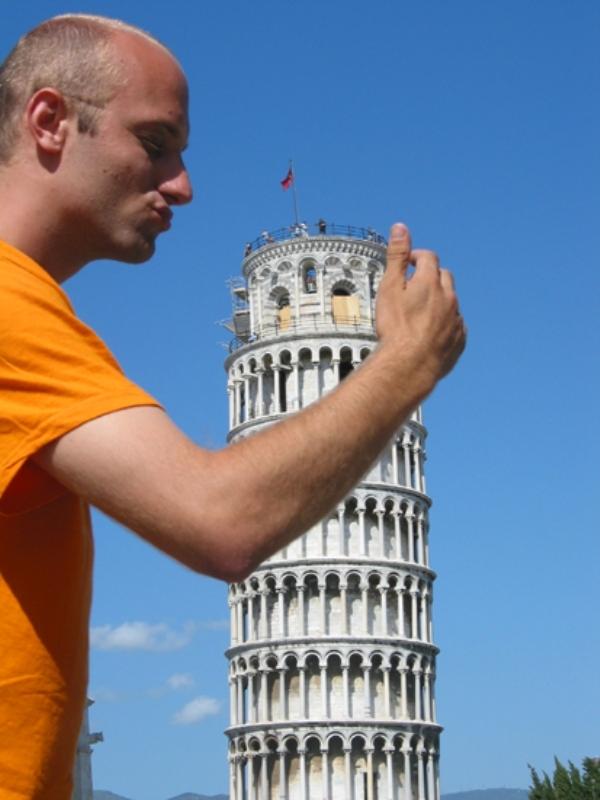 Pisa Kulesiyle Çekilmiş İlginç Fotoğraflar