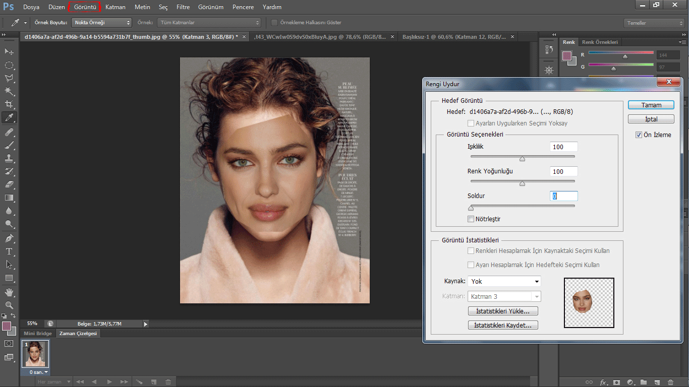 Photoshop CS6 Kullanarak Yüz Montajı Nasıl Yapılır?