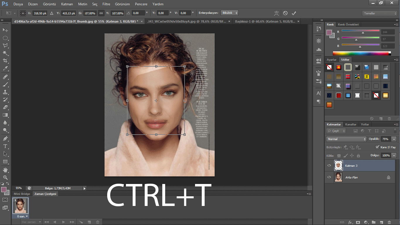 Photoshop CS6 Kullanarak Yüz Montajı Nasıl Yapılır?