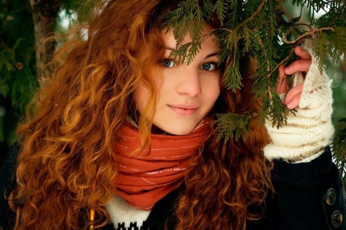 doğal kızıl tonları