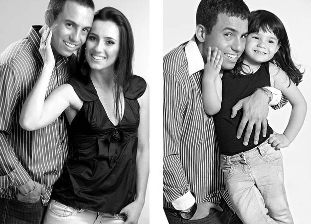 Kaybettiği Eşiyle Çektirdiği Fotoğrafları Kızıyla Tekrar Canlandıran Adam!