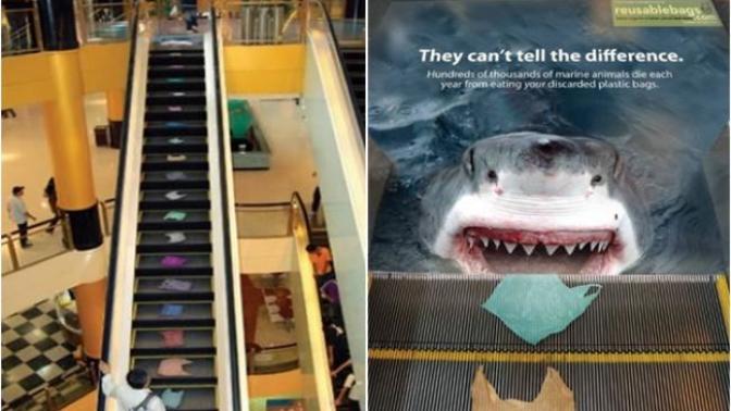 Birbirinden İlginç ve Yaratıcı Yürüyen Merdiven Reklamı Tasarımları!