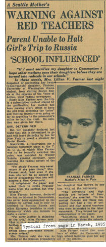 Frances Farmer'in Hayatı