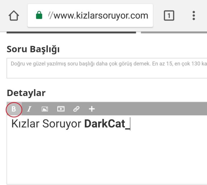Mobil Tarayıcı Üzerinden Nasıl Soru-Bence Paylaşabilirim?