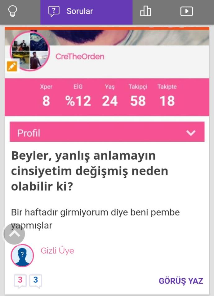 Erkek Üyelerin Profilleri Pembeleşince Sitede Oluşan Curcunadan En Güzel Kareler