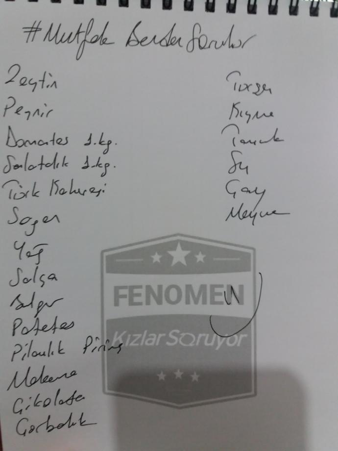 Şu Dakikadan İtibaren #MutfakBendenSorulur