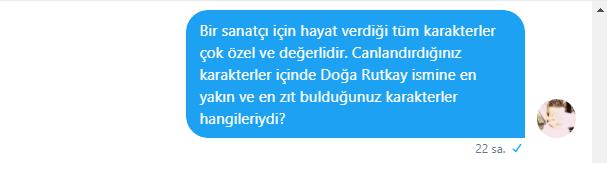 Doğa Rutkay'la Sohbet Havasında Mini Bir Röportaj!