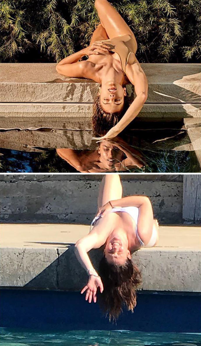 Ünlülerin Instagram Fotoğraflarıyla Dalga Geçen Kadın