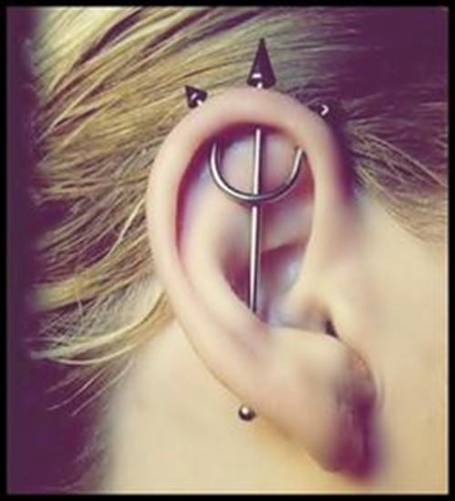 Birbirinden İlginç ve Dikkat Çekici Piercing Modelleri