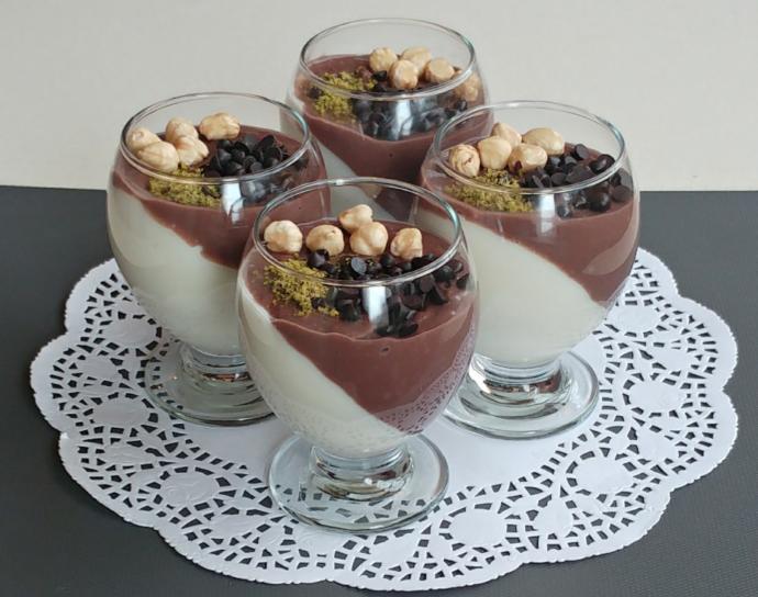 İki Renkli Kolay Puding Nasıl Yapılır?