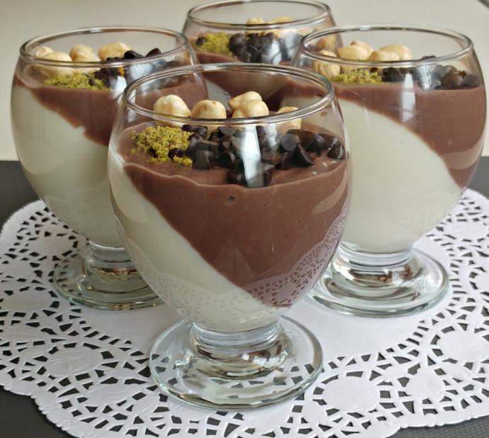 İki Renkli Kolay Puding Nasıl Yapılır?