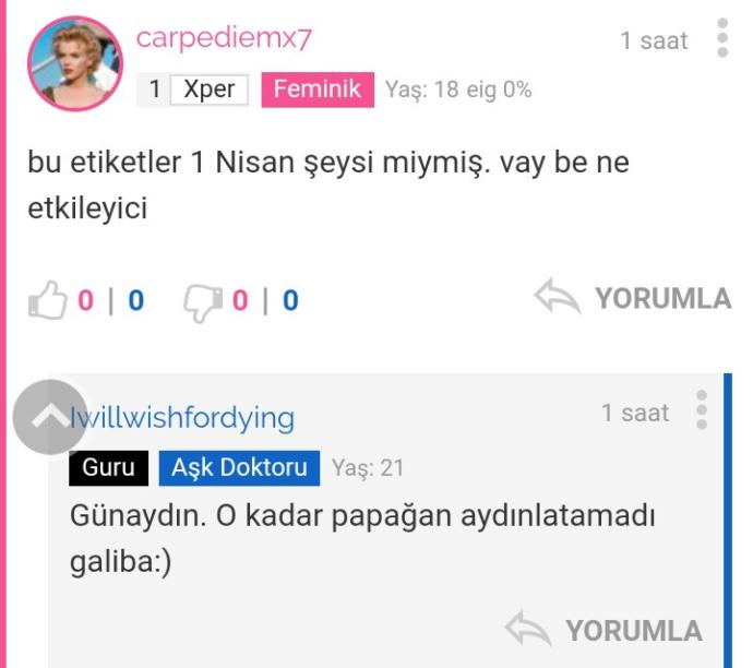 1 Nisan'da Şakalanan KizlarSoruyor Üyelerinin Dünyayı Sorgulama Şekilleri