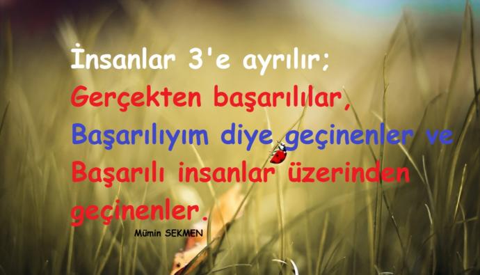 Hangi Düşünüre Göre, İnsanlar Kaça Ayrılır?