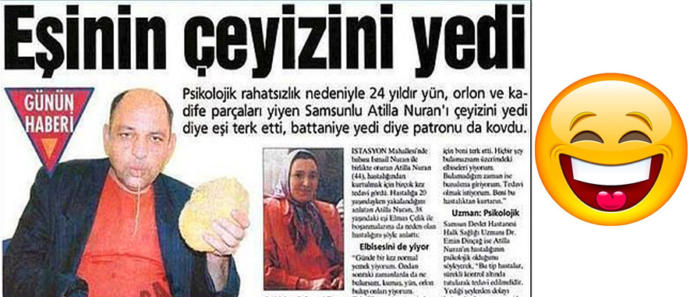 Her Biri Birbirinden Enteresan ve Komik, Oha Diyeceğiniz Haber Başlıkları!