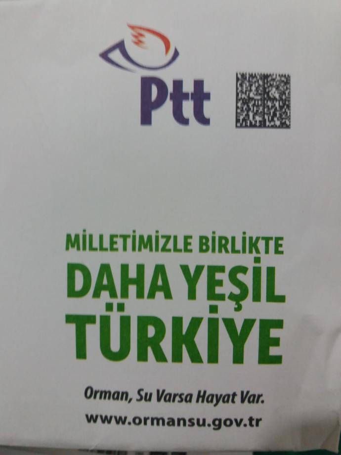 Orman ve Su İşleri Bakanlığı "Daha Yeşil Bir Türkiye'yi Birlikte İnşa Edelim" Diyerek Yola Çıktı ve Zarflarla Tohum Gönderdi!