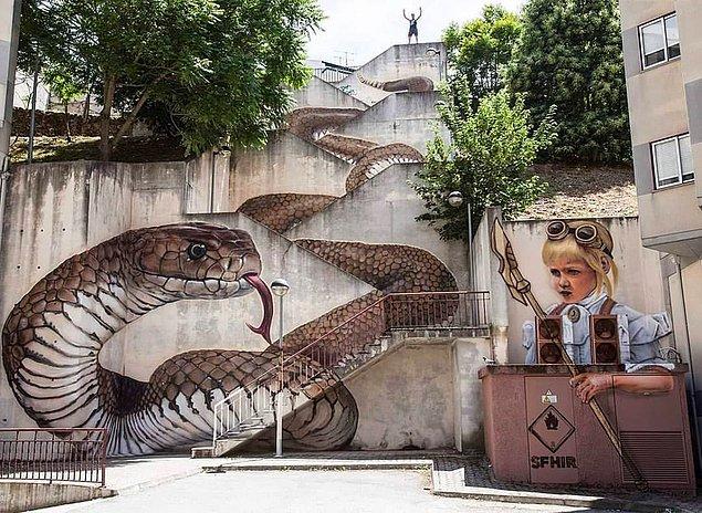 Şehrin Gri Yüzünü Graffiti ile Rengarenk Bir Dünyaya Çeviren Sanatçı: Sfhir