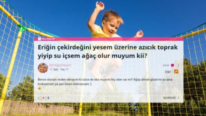 Sitede İlkokula Giden Çocuk Üyeler Olsaydı Karşılaşacağımız Mükemmel Sorular!