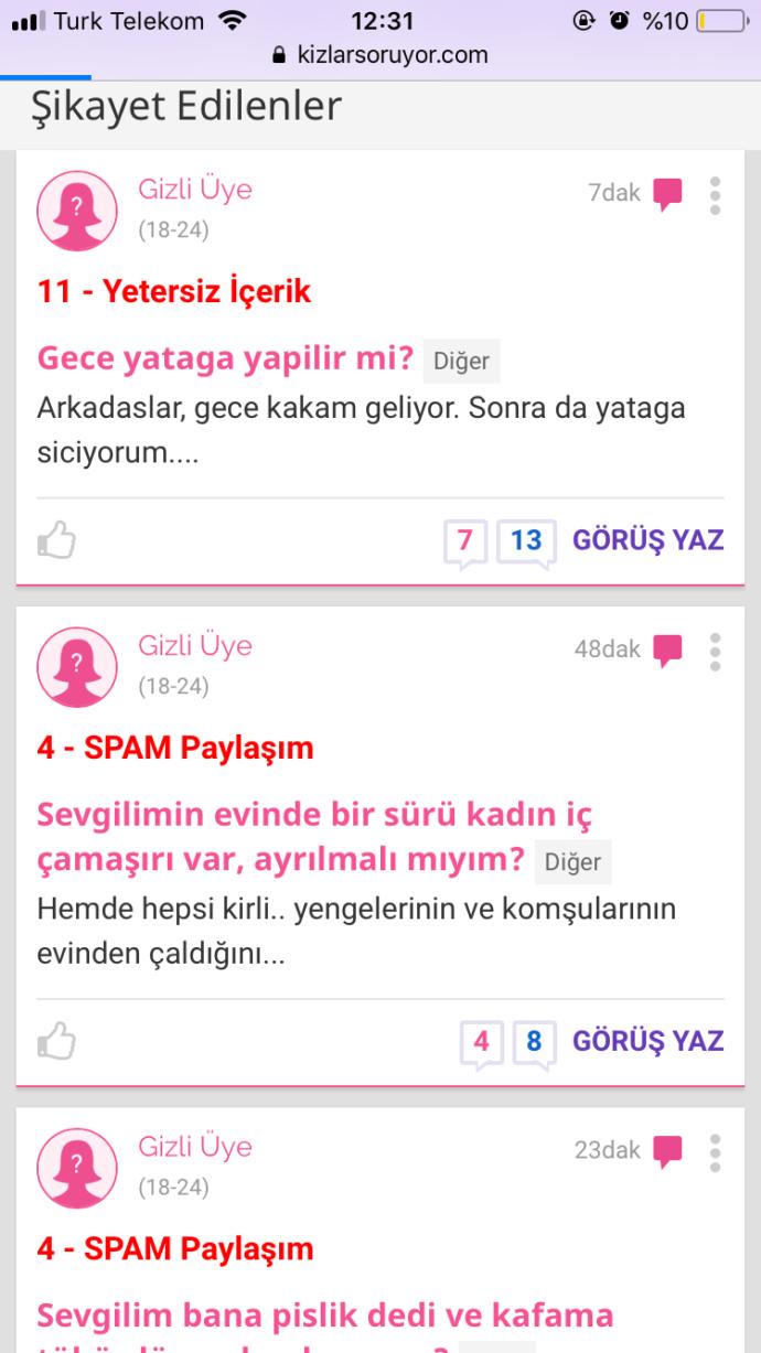 Böyle Şikayetlerle Moderatör Olunmaz!