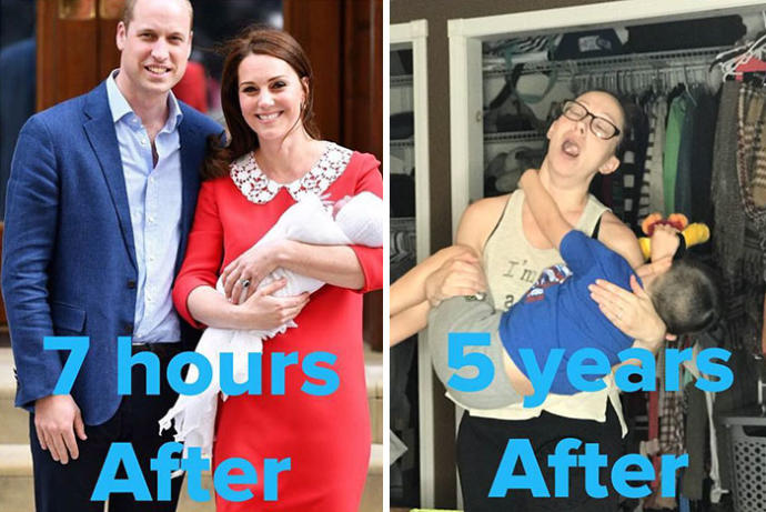 Kate Middleton'ın Doğum Sonrası Mükemmel Görünmesi Üzerine Kadınlar Arasında Doğan Doğum Sonrası Paylaşım Geyikleri!