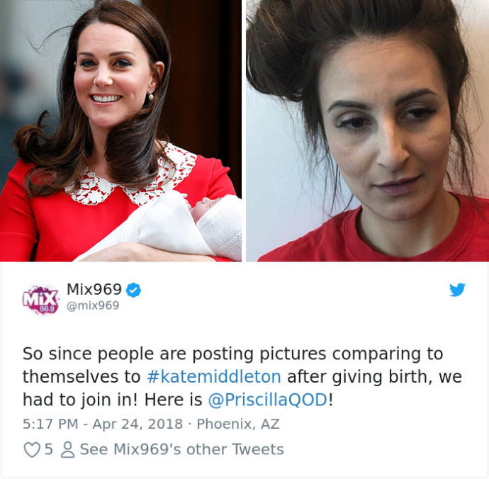 Kate Middleton'ın Doğum Sonrası Mükemmel Görünmesi Üzerine Kadınlar Arasında Doğan Doğum Sonrası Paylaşım Geyikleri!