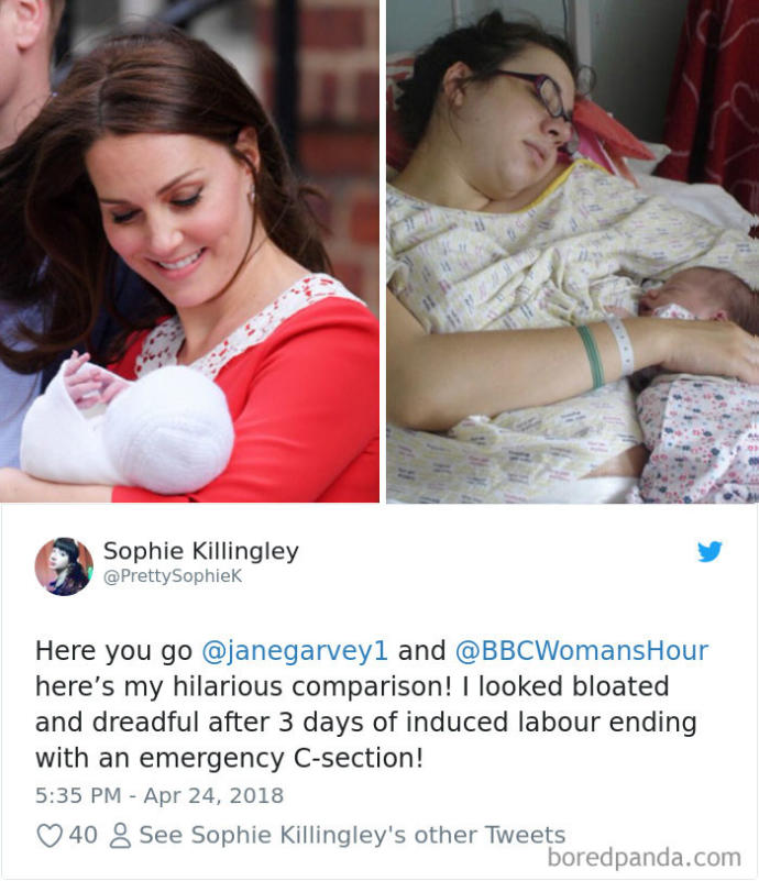 Kate Middleton'ın Doğum Sonrası Mükemmel Görünmesi Üzerine Kadınlar Arasında Doğan Doğum Sonrası Paylaşım Geyikleri!