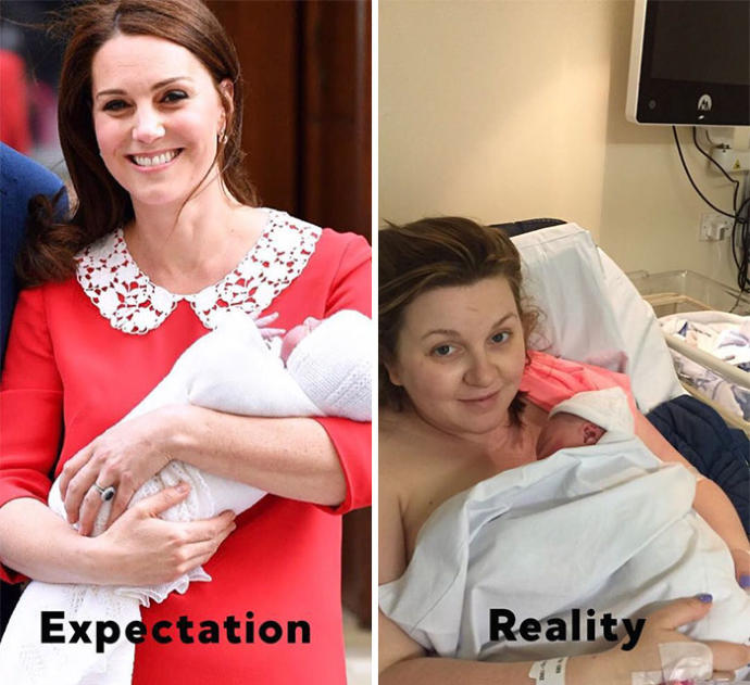Kate Middleton'ın Doğum Sonrası Mükemmel Görünmesi Üzerine Kadınlar Arasında Doğan Doğum Sonrası Paylaşım Geyikleri!