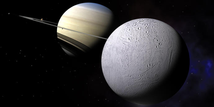 Satürn Gezegeni'nin Uydusu Enceladus'da Hayat Var Mı? Buzların Altında Yaşam İzleri!