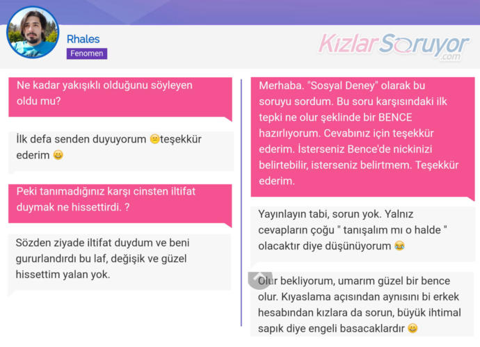 KizlarSoruyor'da Bir İlk! Sosyal Deney Sorusuna Üyelerin Verdiği Süper Cevaplar