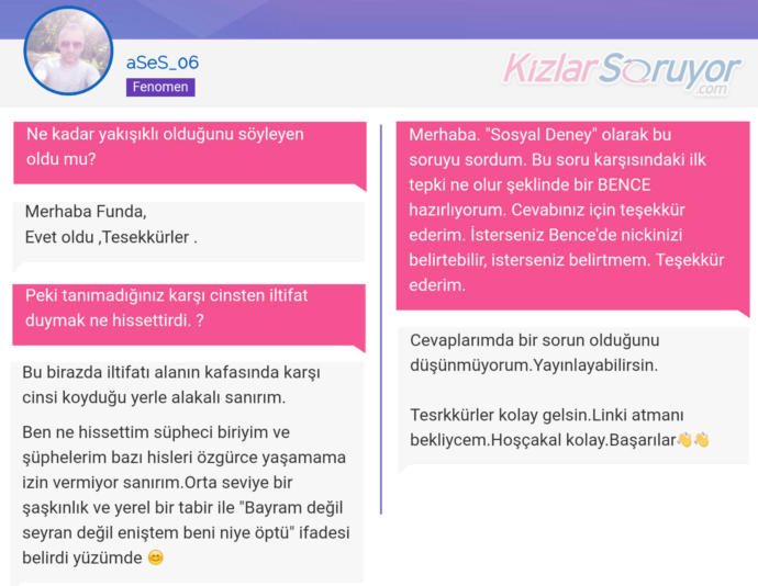 KizlarSoruyor'da Bir İlk! Sosyal Deney Sorusuna Üyelerin Verdiği Süper Cevaplar