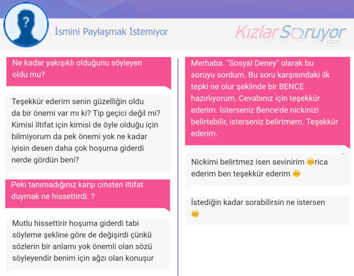 KizlarSoruyor'da Bir İlk! Sosyal Deney Sorusuna Üyelerin Verdiği Süper Cevaplar