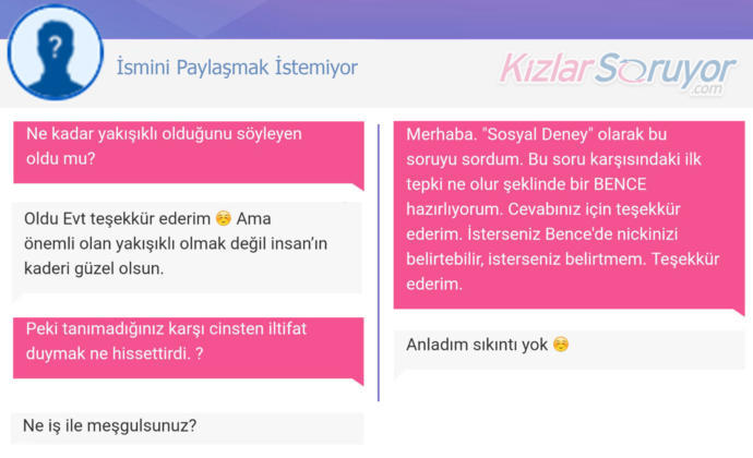 KizlarSoruyor'da Bir İlk! Sosyal Deney Sorusuna Üyelerin Verdiği Süper Cevaplar