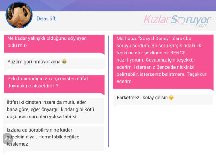 KizlarSoruyor'da Bir İlk! Sosyal Deney Sorusuna Üyelerin Verdiği Süper Cevaplar