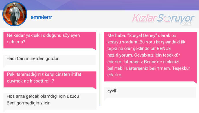 KizlarSoruyor'da Bir İlk! Sosyal Deney Sorusuna Üyelerin Verdiği Süper Cevaplar