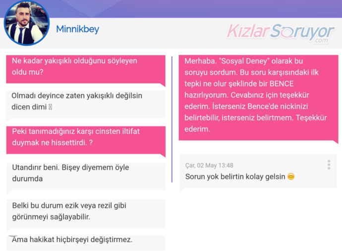 KizlarSoruyor'da Bir İlk! Sosyal Deney Sorusuna Üyelerin Verdiği Süper Cevaplar