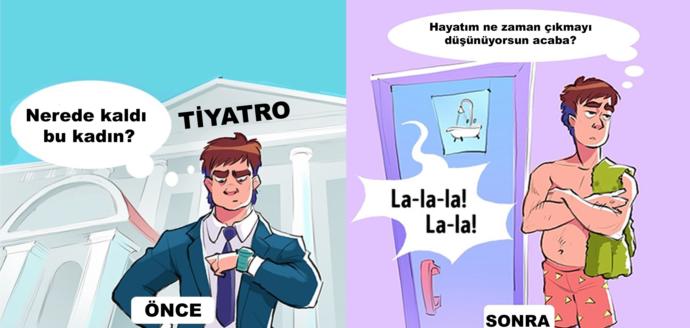 Sevgilinle Aynı Evi Paylaşmaya Başladığında Hayatının Nasıl Değişeceğini Gösteren Trajikomik İllüstrasyonlar!