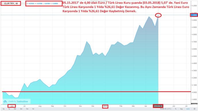 Türk Lirasının Neredeyse Tüm Para Birimleri Karşısında Değer Kaybetmesi