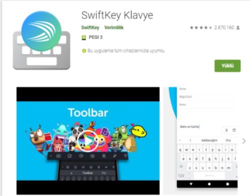 Android Telefon ve Tabletler İçin Alternatif Klavyeler