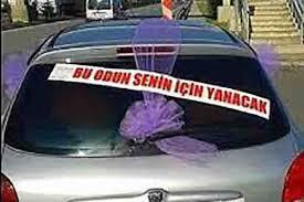 Bir Düğünü Unutulmaz Yapan Birbirinden İlginç Yaratıcı Ve Komik Gelin Arabası Yazıları