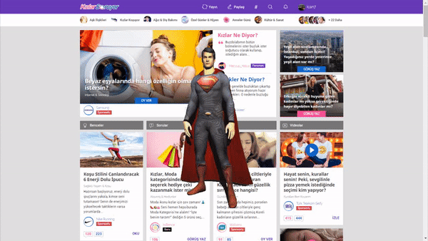 KizlarSoruyor'da Adminlerin İşini Superman Yapsaydı Ortaya Çıkacak Görüntüler!