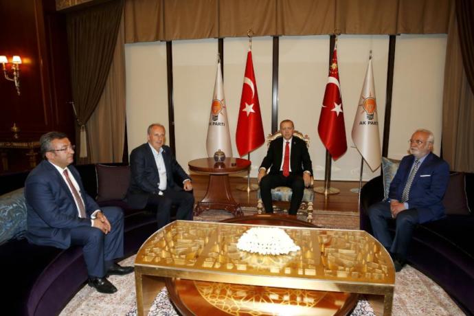 Cumhurbaşkanı Erdoğan, Muharrem İnce'yi Kabul Etti