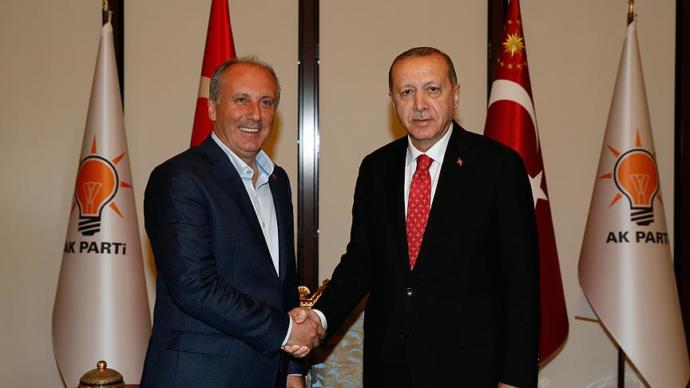 Cumhurbaşkanı Erdoğan, Muharrem İnce'yi Kabul Etti