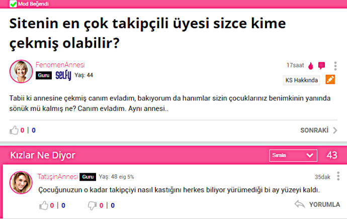 Anneler Günü'nde Annelerimiz Sitede Olsaydı Karşılaşacağımız Muhabbetler!